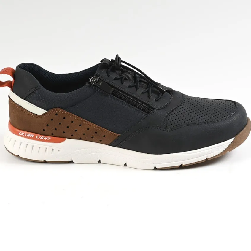 Baskets, Sneakers|RELIFE Derbies Homme Bleu Marine