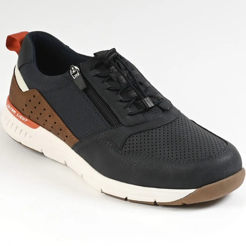 Baskets, Sneakers|RELIFE Derbies Homme Bleu Marine