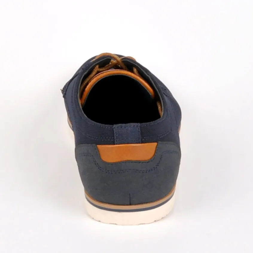 Derbies, Chaussures De Ville|STREET LIFE Derbies Homme Semelles Souples Bleu Marine