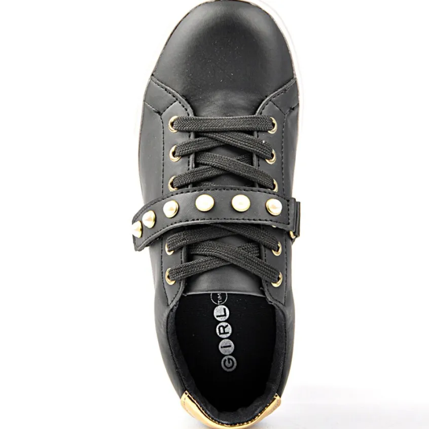 Baskets, Sneakers|GIRL TIME Derbys Noir