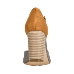 Escarpins|VICE VERSA Escarpins A Brides Femme Bicolore Gris