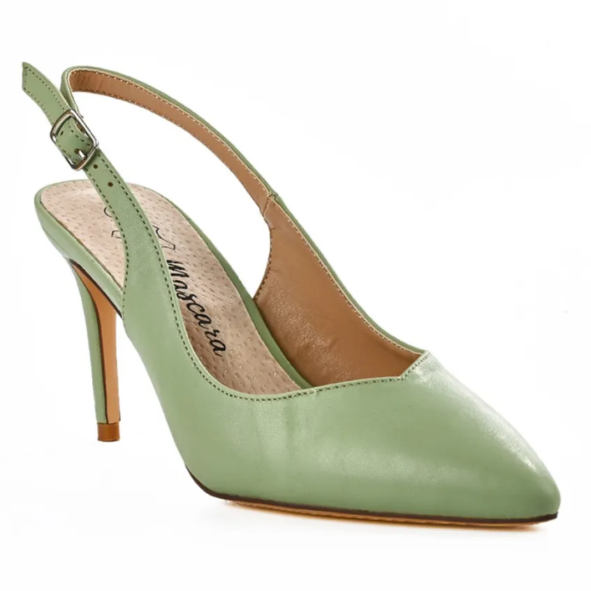 Escarpins|MASCARA Escarpins A Brides Femme Vert