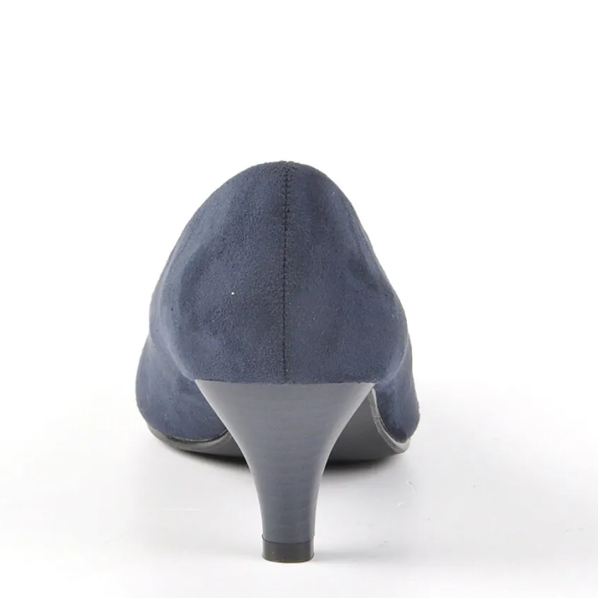 Escarpins|VICE VERSA Escarpins Aspect Velours Bleu Marine