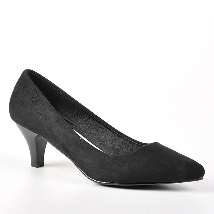 Escarpins|VICE VERSA Escarpins Femme Aspect Velours Noir