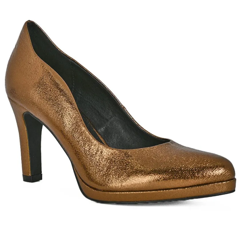 Escarpins|MASCARA Escarpins Femme Bronze Bout Pointu