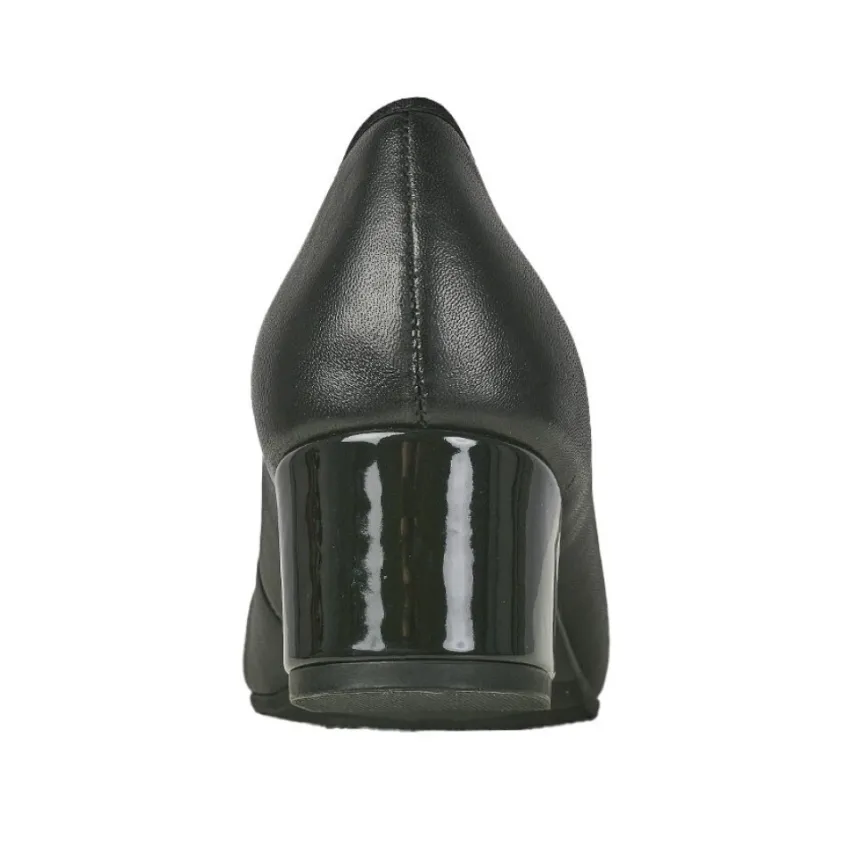 Chaussures Confort|SCALINA Escarpins Femme Cuir Noir Semelles Souples