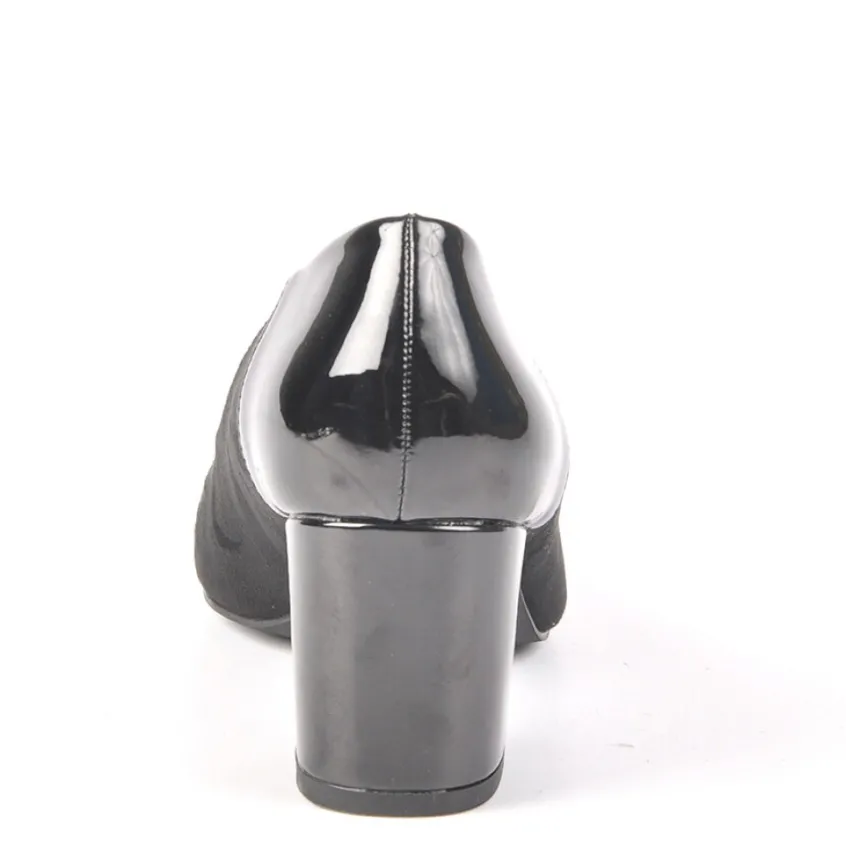 Escarpins|ANA LUNA Escarpins Noir Talon Vernis