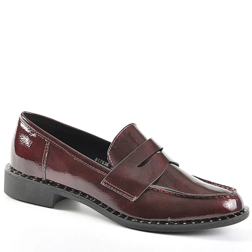 Mocassins|ANA LUNA Mocassins Vernis Bordeaux