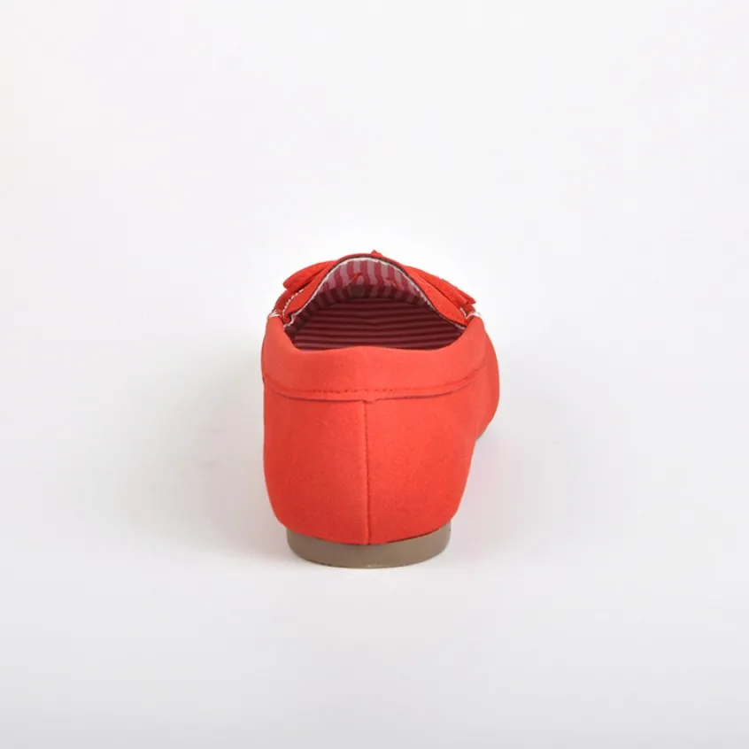 Mocassins|VICE VERSA Mocassins Avec Noeuds Rouge