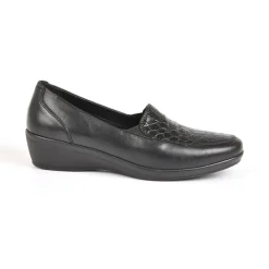 Chaussures Confort|LADY CONFORT Mocassins Femme Noir