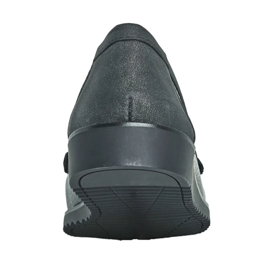 Chaussures Confort|LADY CONFORT Mocassins Femme Noir