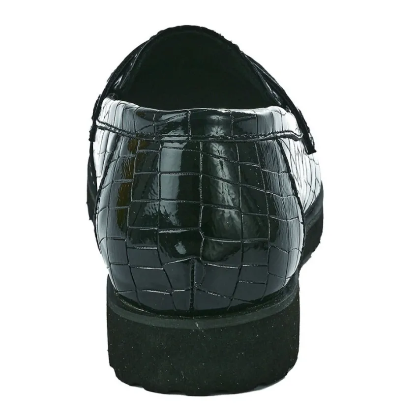 Chaussures Confort|SCALINA Mocassins Femme Noir
