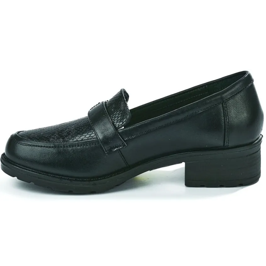 Chaussures Confort|SCALINA Mocassins Femme Noir