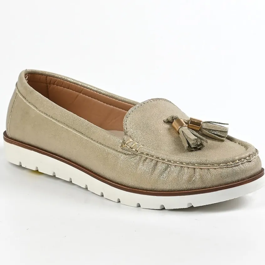 Mocassins|VICE VERSA Mocassins Femme Dore