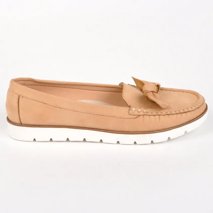 Mocassins|VICE VERSA Mocassins Semelles Souples Beige