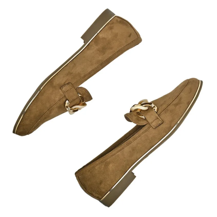 Mocassins|VICE VERSA Mocassins Souples Femme Dore