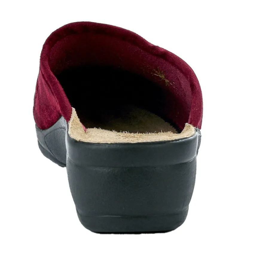 Chaussons|INBLU Mules A Talons Femme Bordeaux