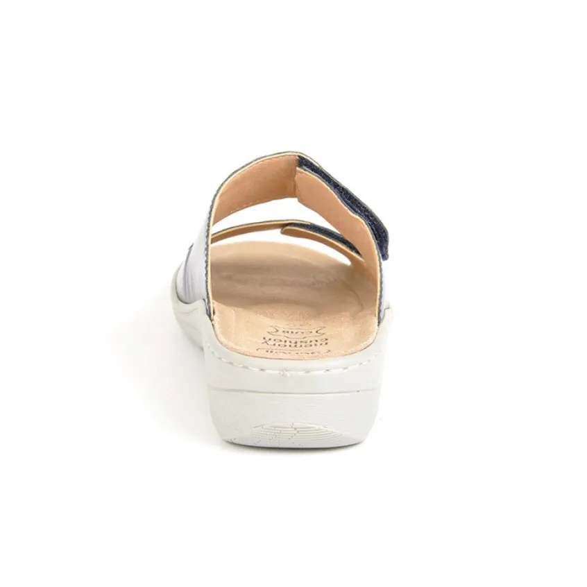 Chaussures Confort|SCHOLL Mules Compensees Femme Confort Bleu Marine