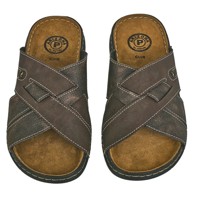 Mules, Tongs|ARIZONA Mules Homme Marron