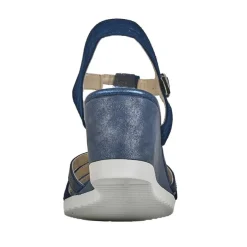 Chaussures Confort|SCALINA Sandales Compensees Femme Bleu Marine