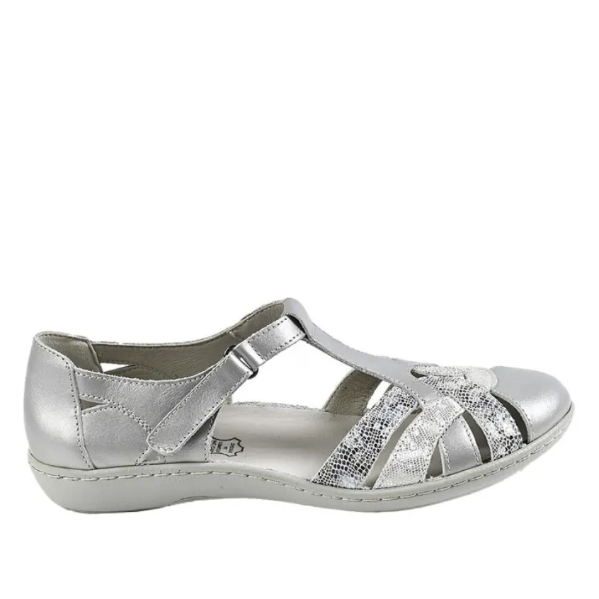 Chaussures Confort|LADY CONFORT Sandales Femme Argente