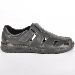 Sandales|SEALINE Sandales Homme Cuir Noir