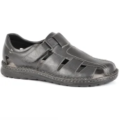 Sandales|SEALINE Sandales Homme Cuir Noir