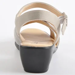 Chaussures Confort|LADY CONFORT Sandales Beige