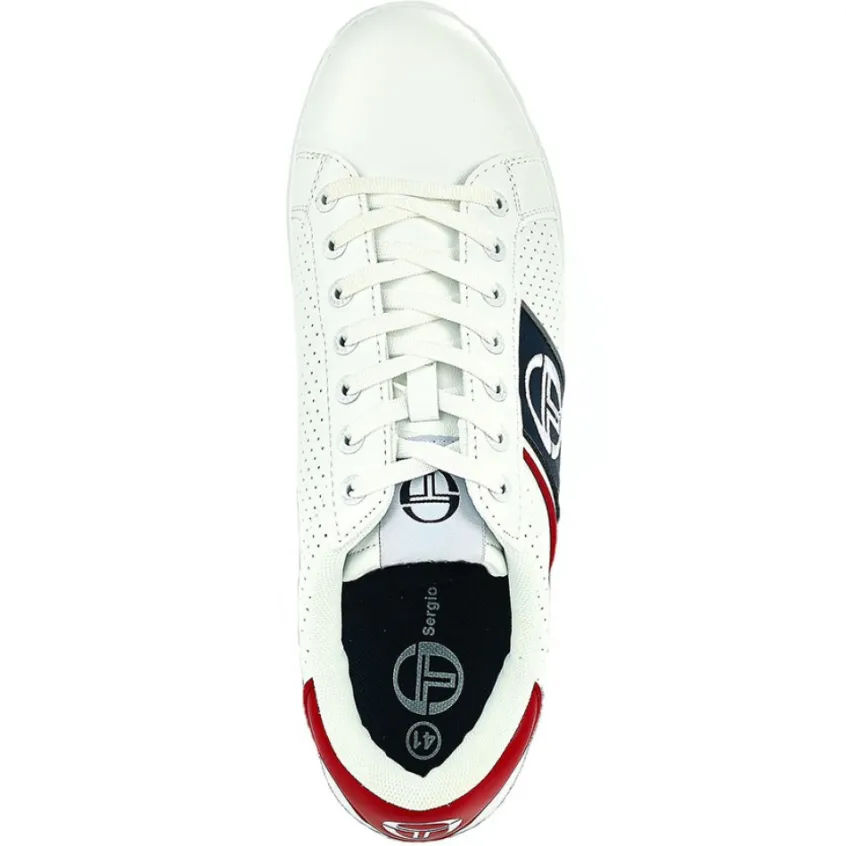 Baskets, Sneakers|SERGIO TACCHINI Sneakers Homme Parigi Classic Ltx Mpc Tacchini Blanc
