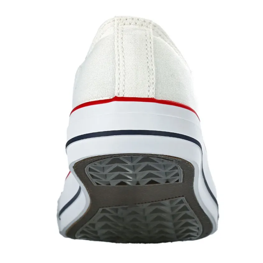 Baskets, Sneakers|STREET LIFE Tennis Femme En Toile Blanche