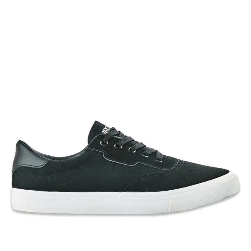 Baskets, Sneakers|STREET LIFE Tennis Homme En Toile Noire