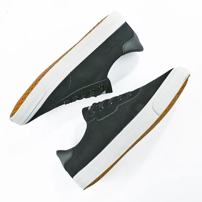 Baskets, Sneakers|STREET LIFE Tennis Homme En Toile Noire