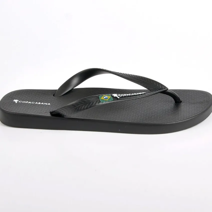 Mules, Tongs|COPACABANA Tongs Homme Toute Noir