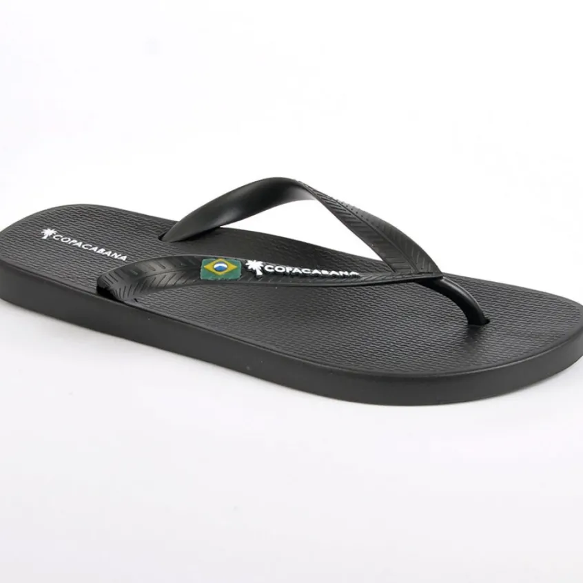 Mules, Tongs|COPACABANA Tongs Homme Toute Noir